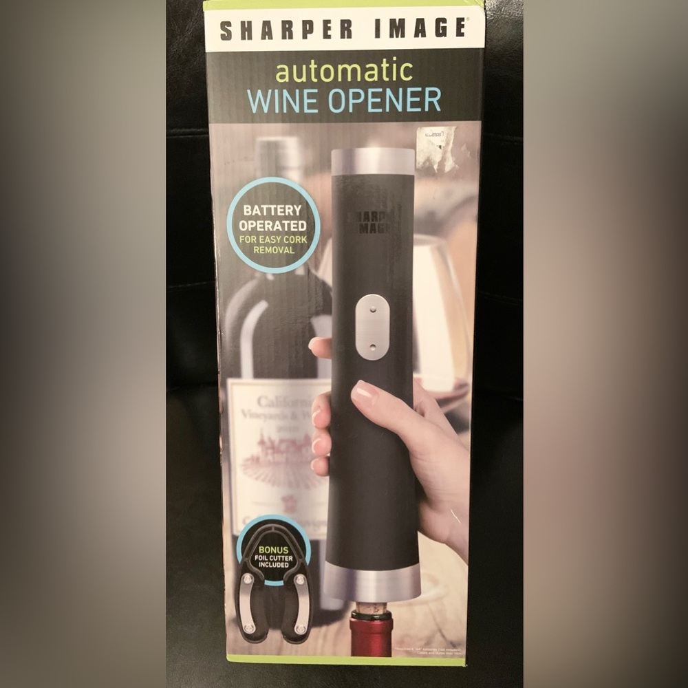 Sharper Image Automatic Wine Opener NIB